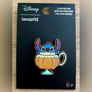 NEW Disney Loungefly Lilo & Stitch Punpkin Spice Scented Pin